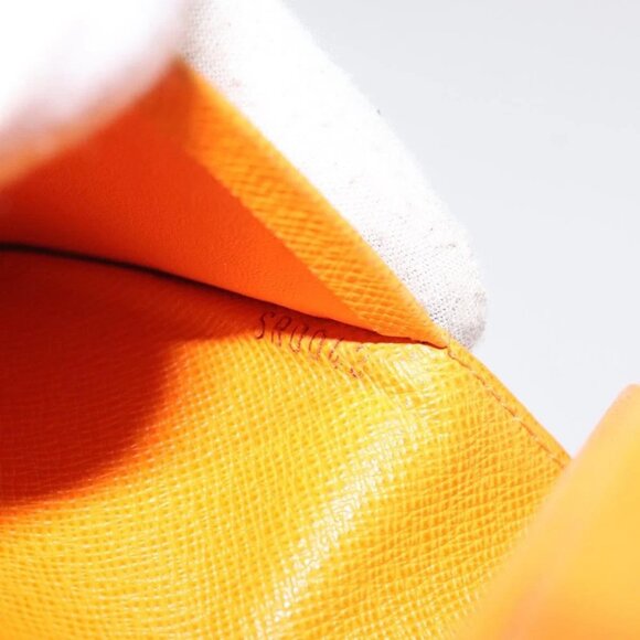 LOUIS VUITTON Epi Porte Monnaie Billets Tresor Mandarin M6350H LV Auth 123533 - Picture 12 of 15